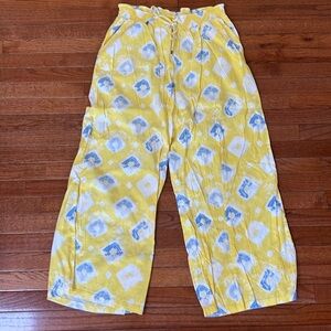Style & Co Womens Size XXL Yellow and Blue Pants